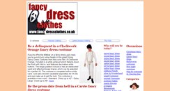 Desktop Screenshot of fancydressclothes.co.uk