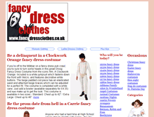Tablet Screenshot of fancydressclothes.co.uk
